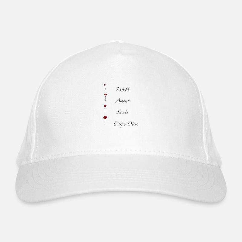 Coquelicots poppy Casquette classique bio