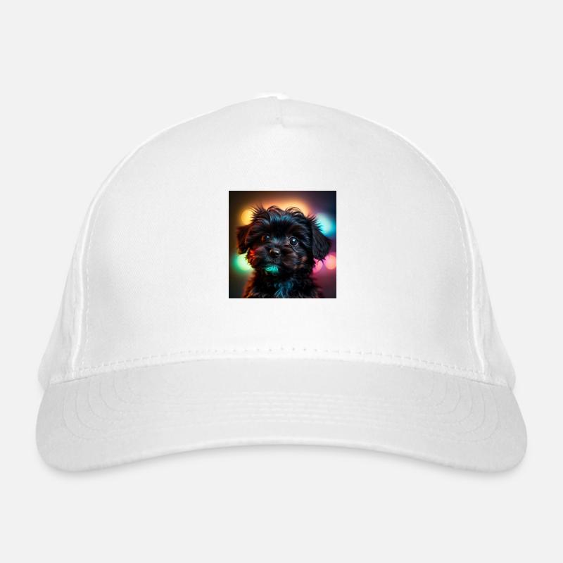 A dog and its reflections Organic Baseball Cap