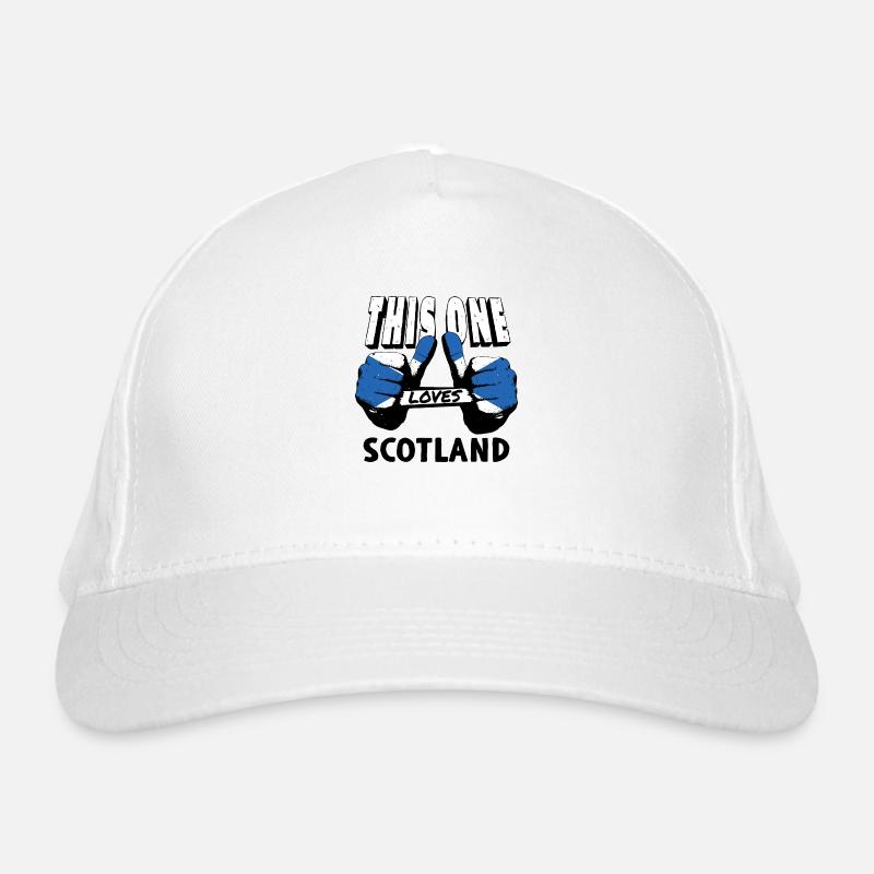 Écosse Drapeau écossais Alba GB Royaume-Uni Casquette classique bio