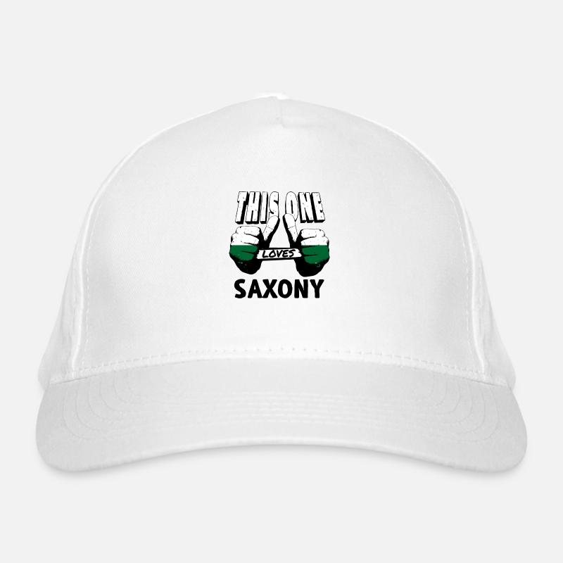 Drapeau de Saxe Drapeau saxon Ossi Holiday SN Casquette classique bio