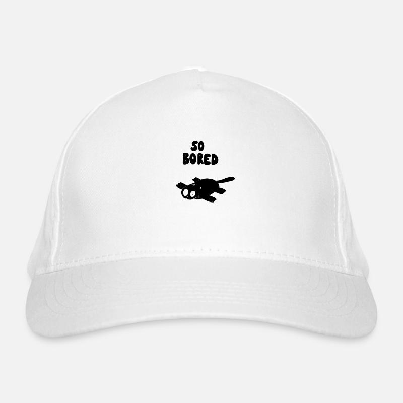 Chat qui s’ennuie Casquette classique bio