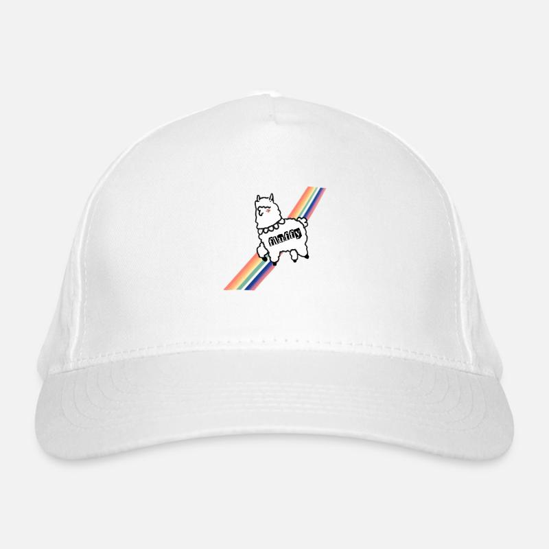 flying Alpaca Organic Baseball Cap