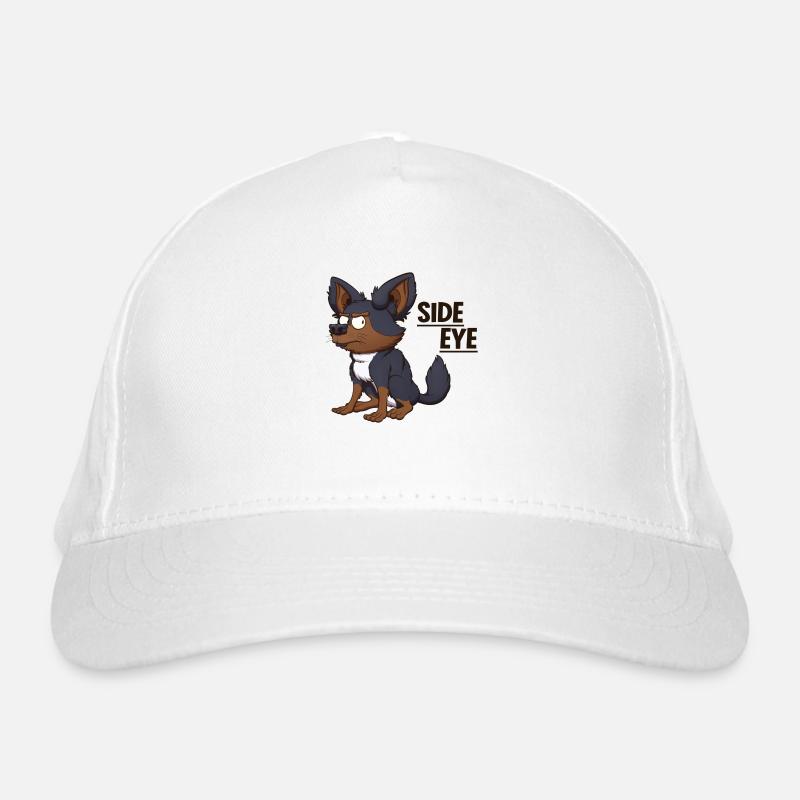 Side Eye Meme - Chihuahua Dog Organic Baseball Cap