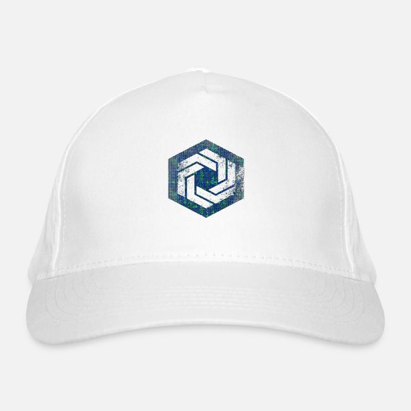 Codage géométrique du programmeur de programmation hexagonale Casquette classique bio