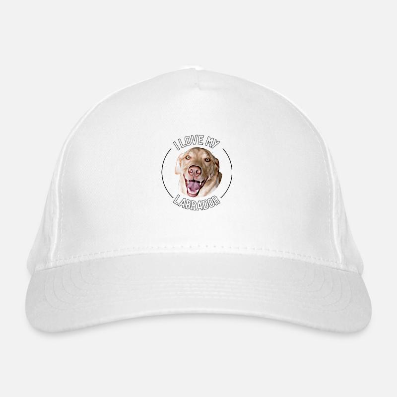 J’aime mon Labrador Casquette classique bio