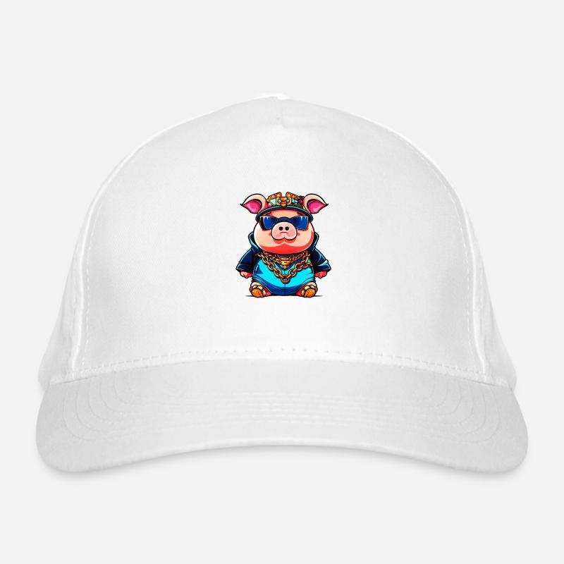 Cool pig Organic Baseball Cap