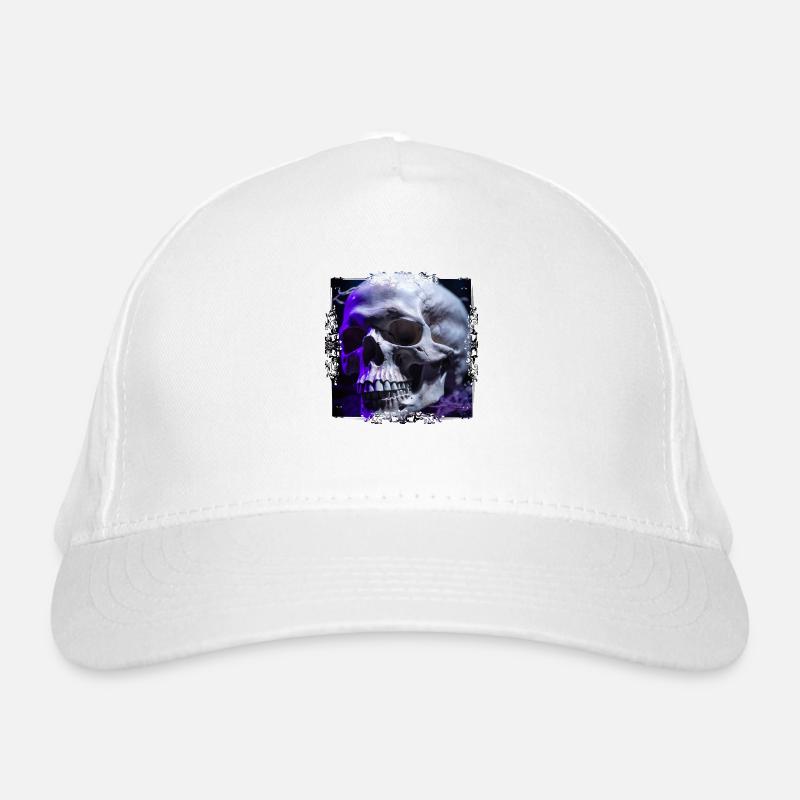 Le crâne est souvent utilisé comme décoration Casquette classique bio