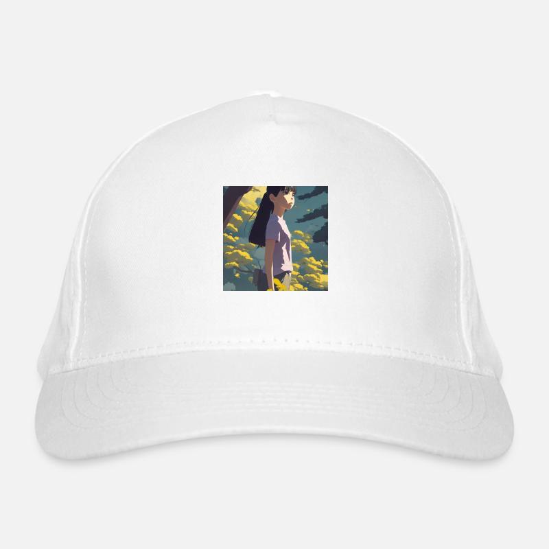 Anime Girl Forrest Bio-Baseballkappe