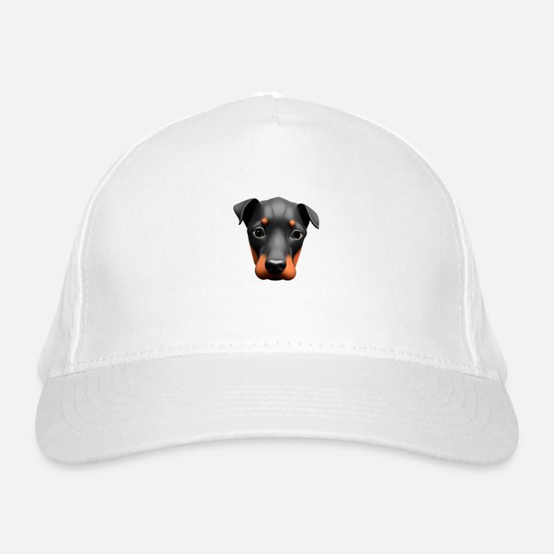 Dobermanntrainer Dobermann Hund Dobermannwelpe Bio-Baseballkappe