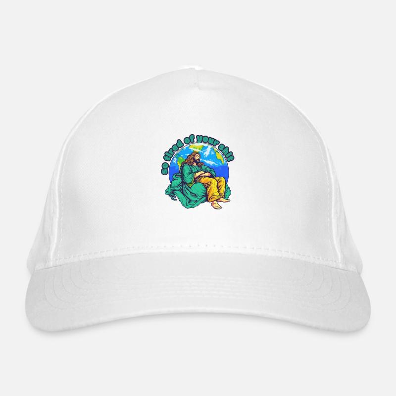 Jésus fatigué Casquette classique bio