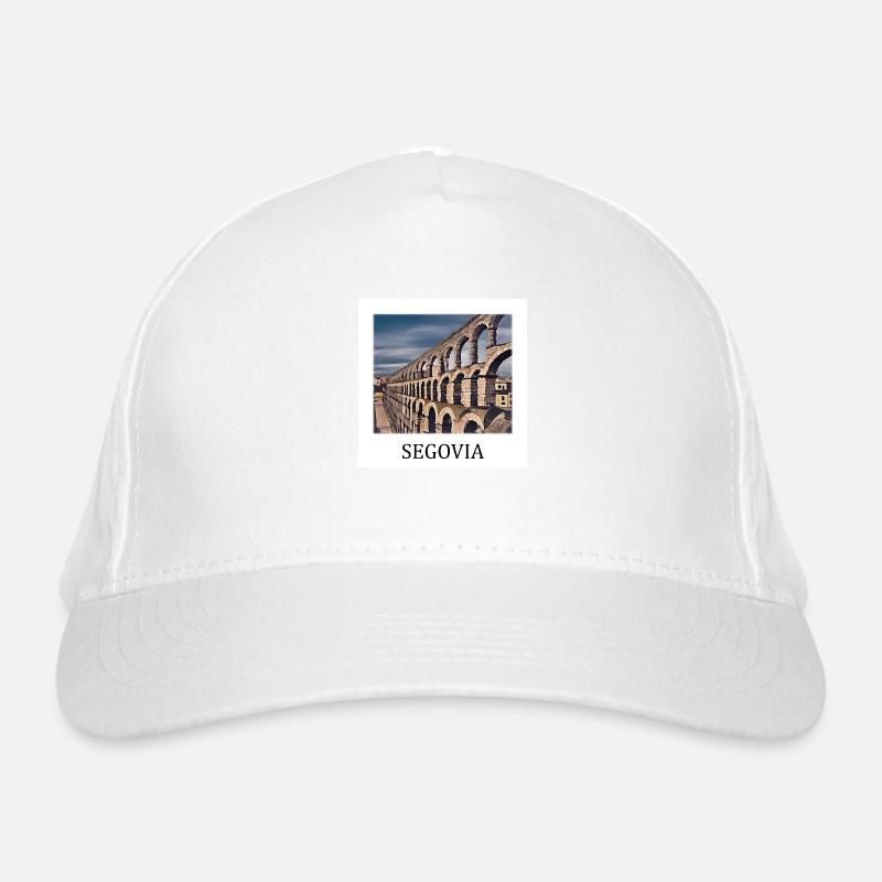 Segovia - Bio-Baseballkappe - Weiß