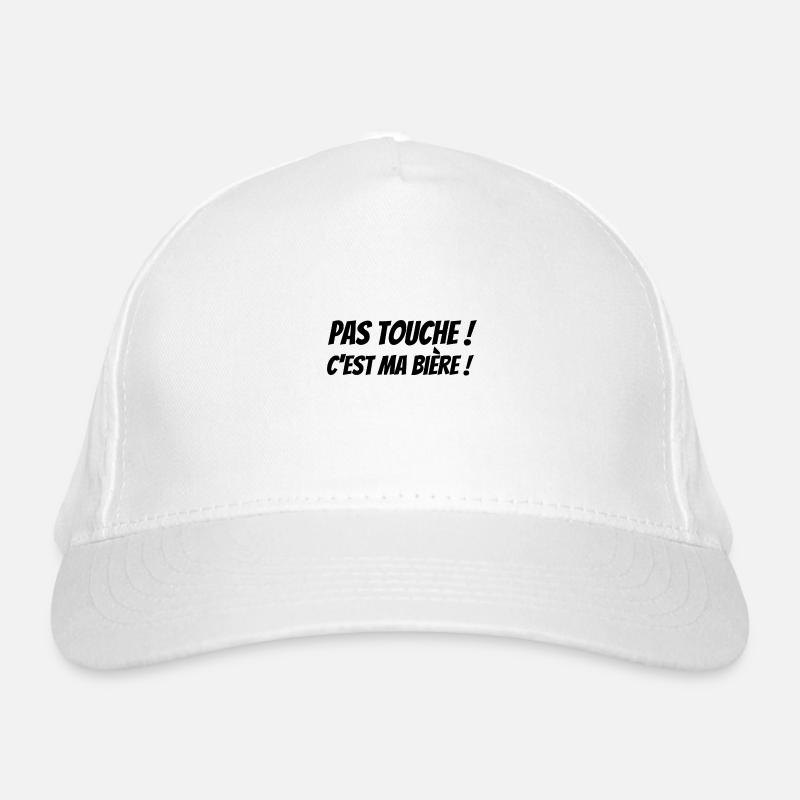 Bières artisanales - Pas Touche, c'est ma bière ! Casquette classique bio