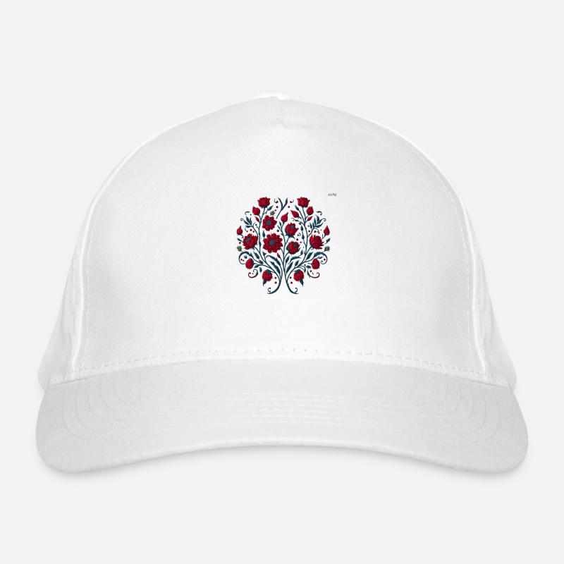 Folk art composition #7 Organic Baseball Cap