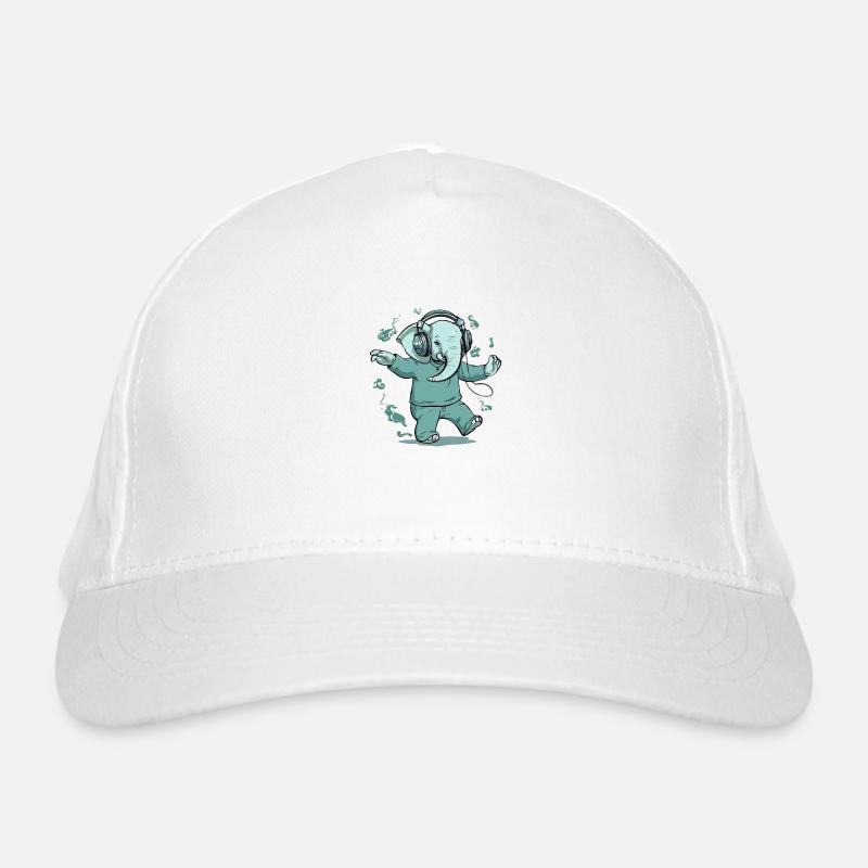 Bambo der tanzende Elefant Bio-Baseballkappe