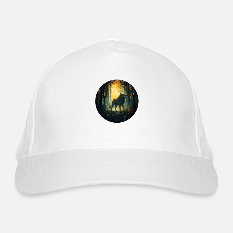 Mystical Wolf Organic Baseball Cap