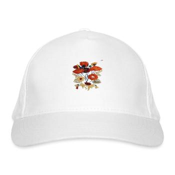 Folk art composition #26 - Organic Baseball Cap - white - Front