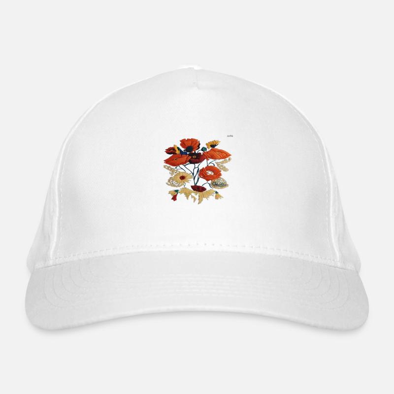 Folk art composition #26 Organic Baseball Cap