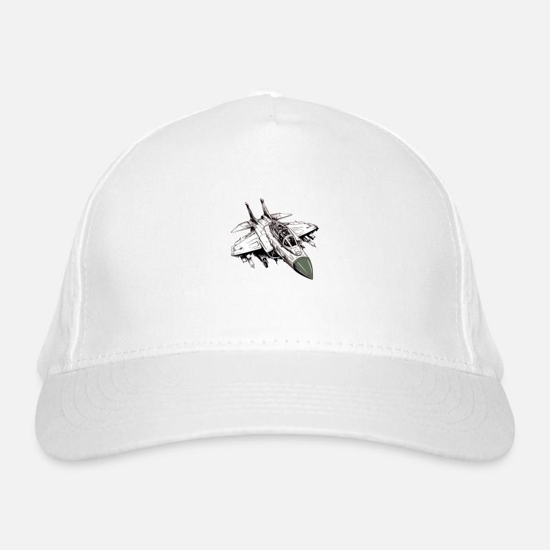 Avion flêche d argent Casquette classique bio