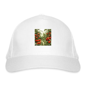 Tomato plants - Organic Baseball Cap - white - Front