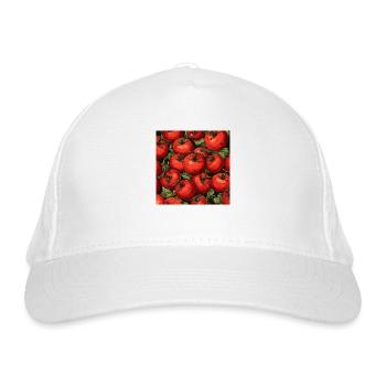 Tomatoes - Organic Baseball Cap - white - Front