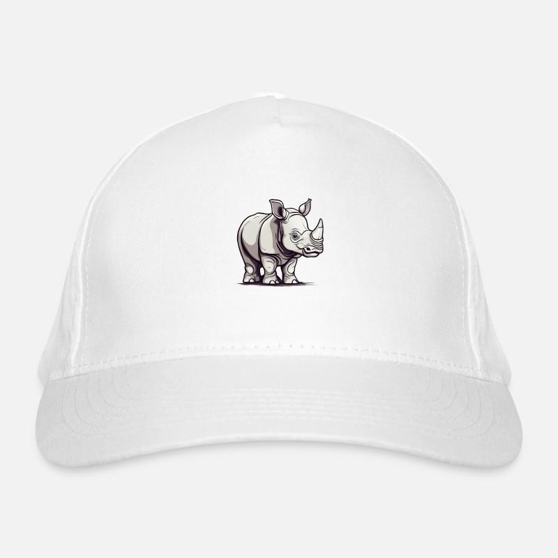 a little rhino Bio-Baseballkappe