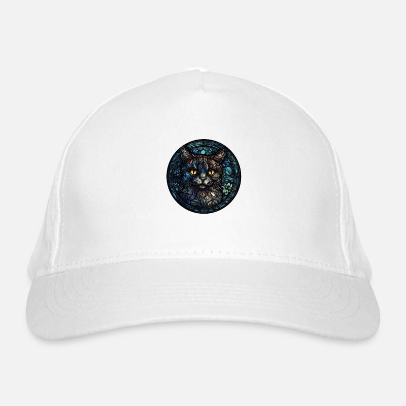 Pixie bob Cat Breed Watercolor Glass Organic Baseball Cap