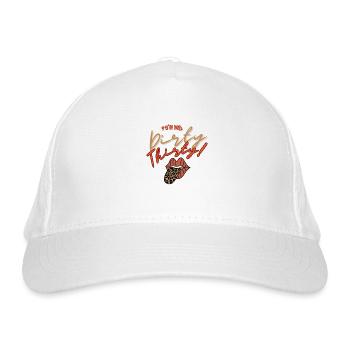 Dirty Thirty Shirt - 30. Geburtstag - Bio-Baseballkappe - Weiß - Vorne