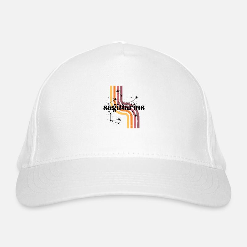 Sagittarius retro horoscope Organic Baseball Cap