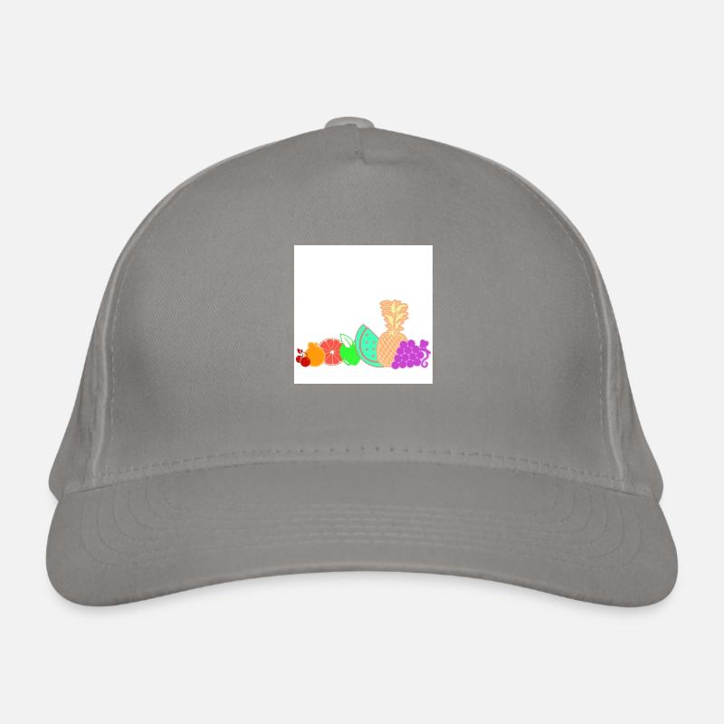 Früchte Bio-Baseballkappe