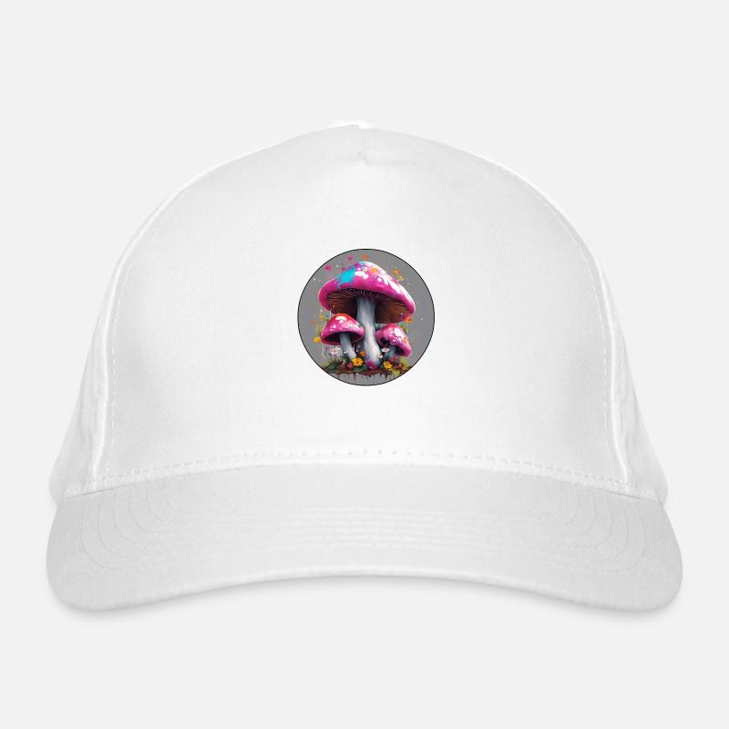 Mushroom / Mushroom / Meadow / Forest / Goa / Psy Organic Baseball Cap