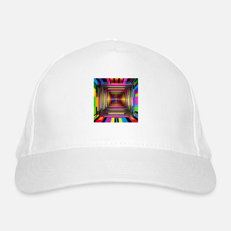 Trippy Laserloch Bio-Baseballkappe