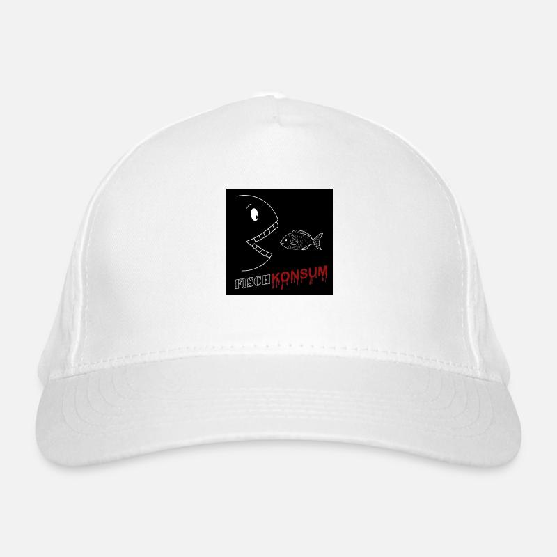 Fischkonsum Bio-Baseballkappe