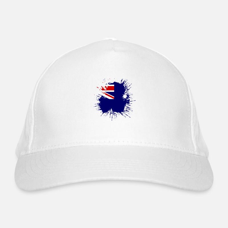 Australia Flag Down Under Australian Flag Organic Baseball Cap