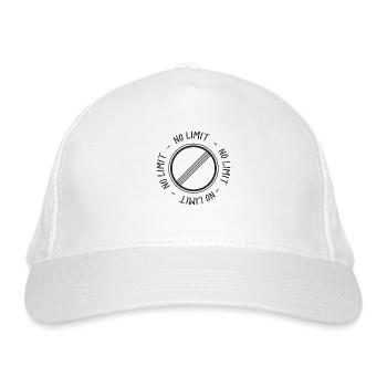No Limit - Bio-Baseballkappe - Weiß - Vorne