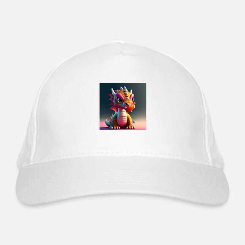 mignon petit bébé dragon drôle Casquette classique bio