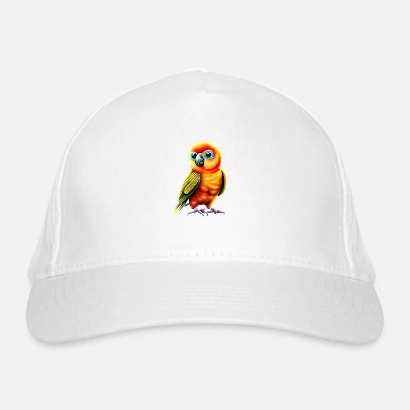 Perruche Oiseau Cockatiel Propriétaire d’oiseau Casquette classique bio