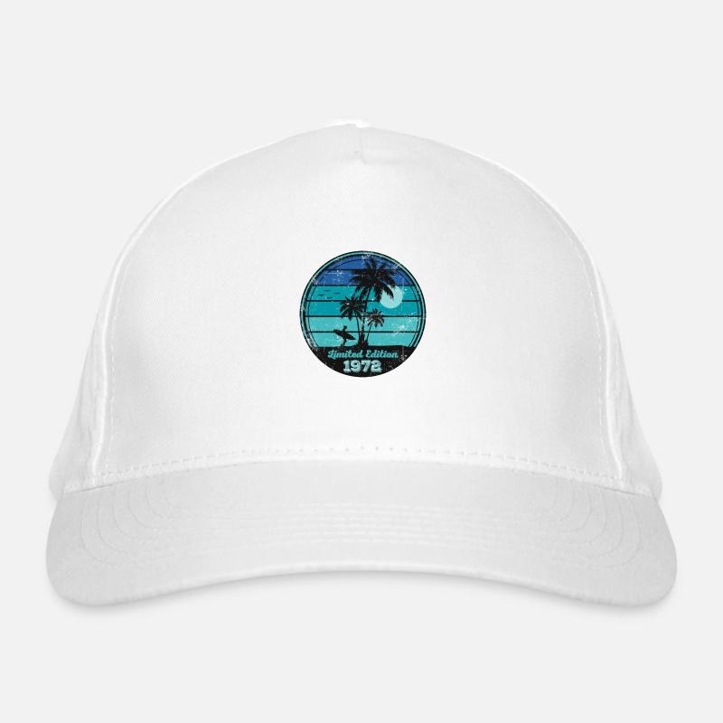 1972 Birthday Organic Baseball Cap