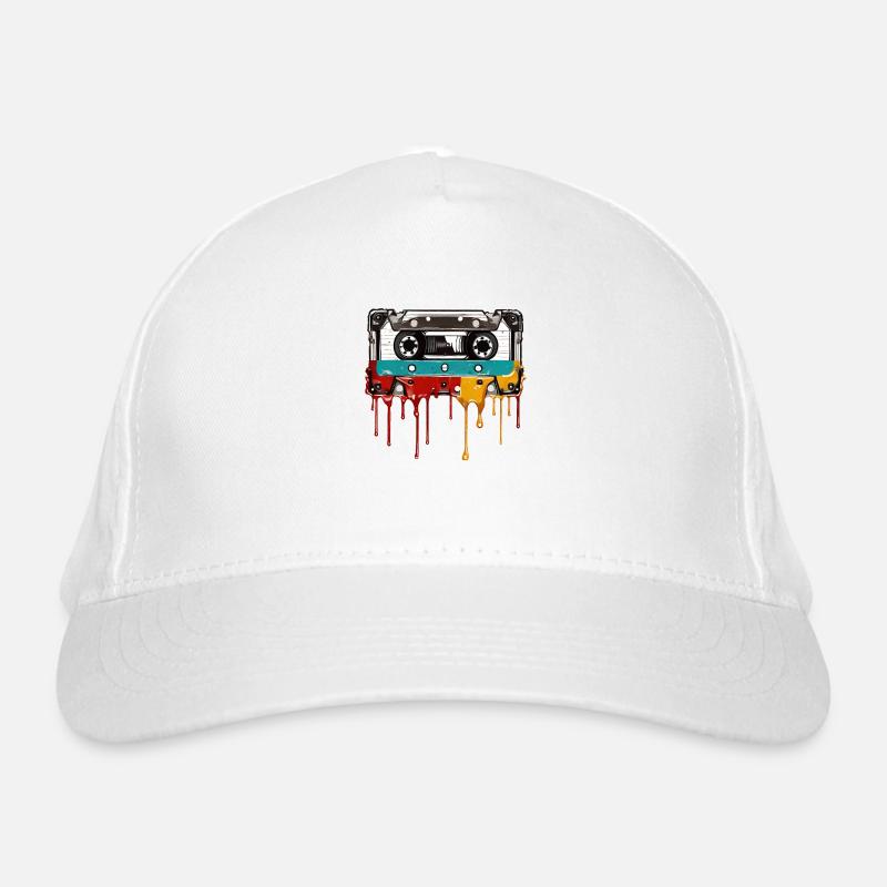 La mort de la cassette. - Casquette classique bio - blanc