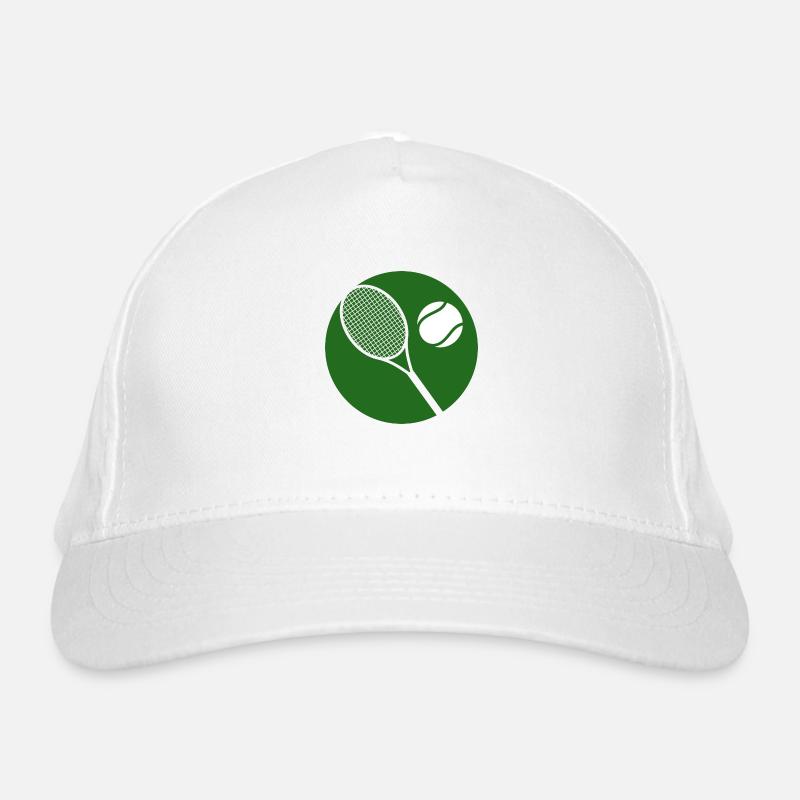 Tennis racket Organic Baseball Cap