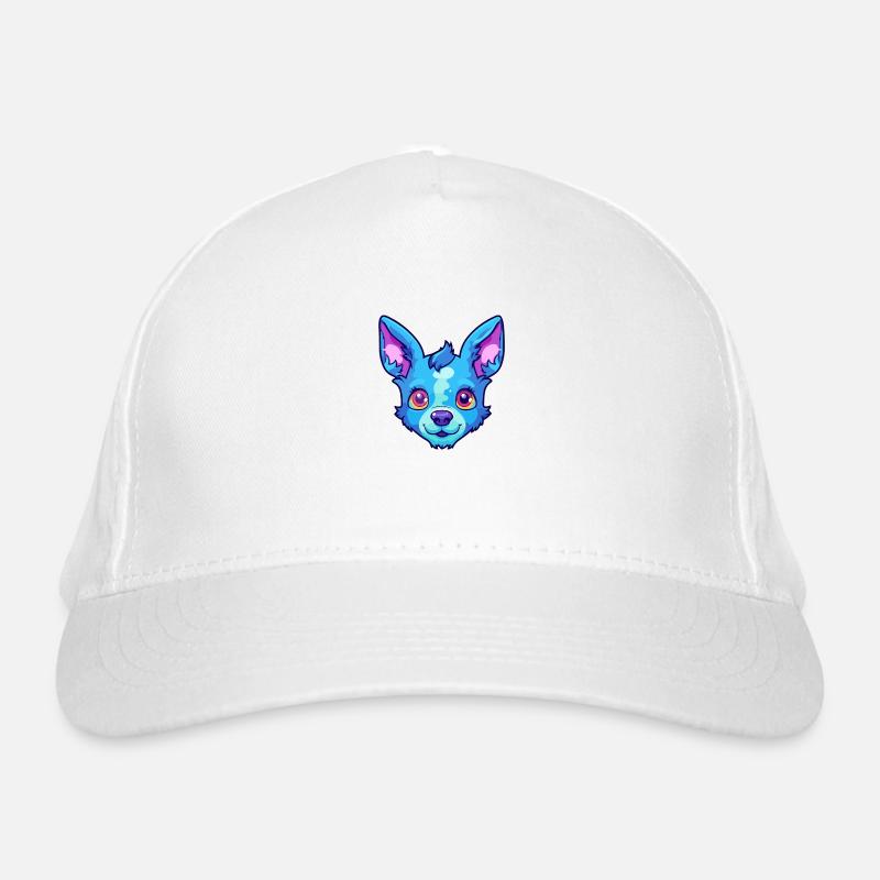 Blue Heeler Hunderasse Cartoon Kawaii Illustration Bio-Baseballkappe