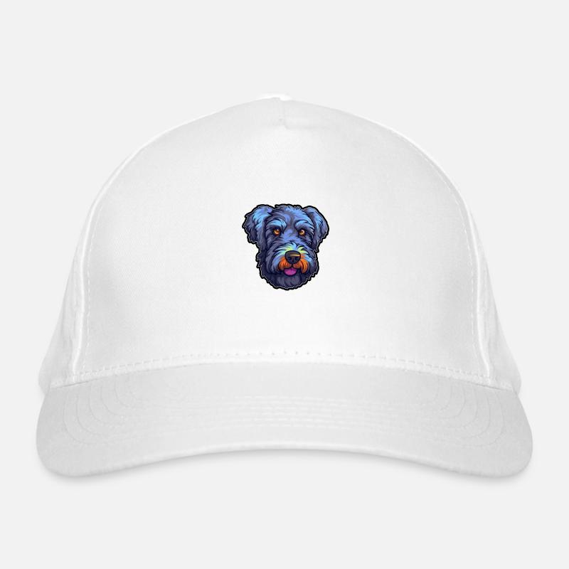 Kerry Blue Terrier race de chien dessin animé Kawaii Illust Casquette classique bio
