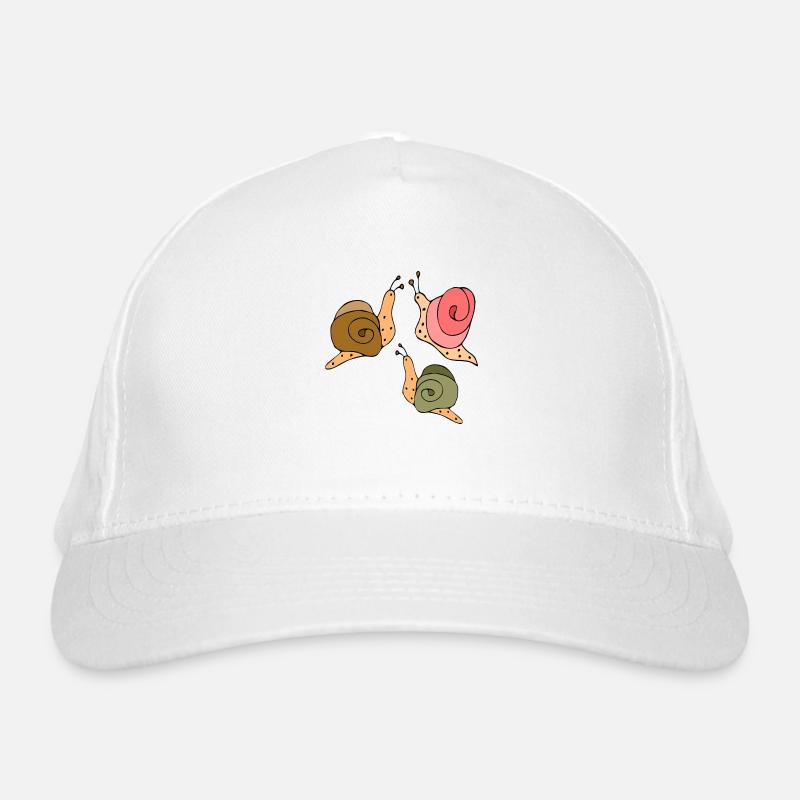 Snails Organic Baseball Cap