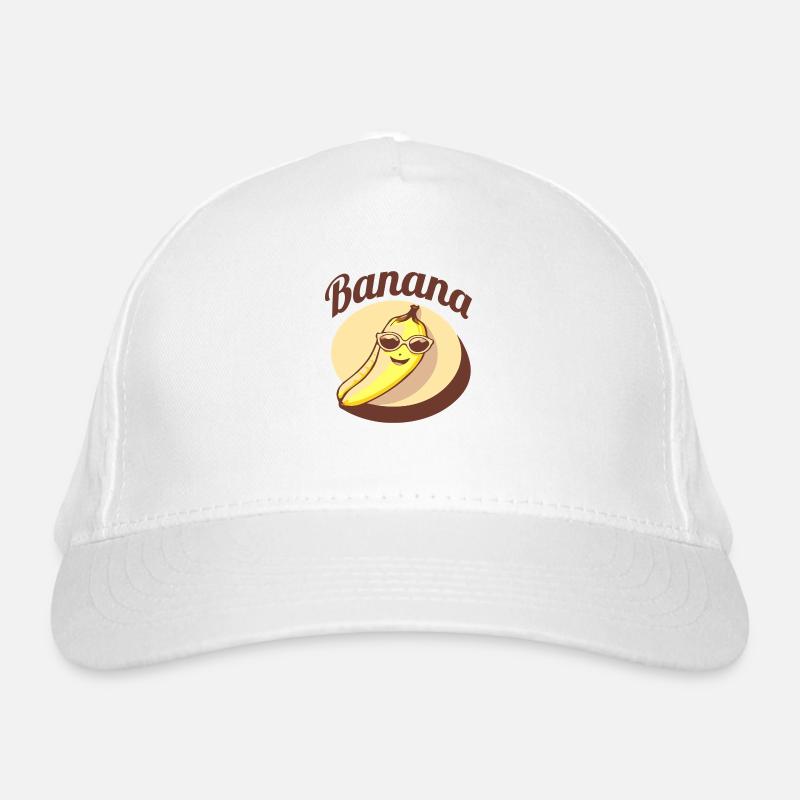 Coole Banane Bio-Baseballkappe