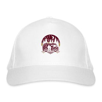 Vanlife - Organic Baseball Cap - white - Front