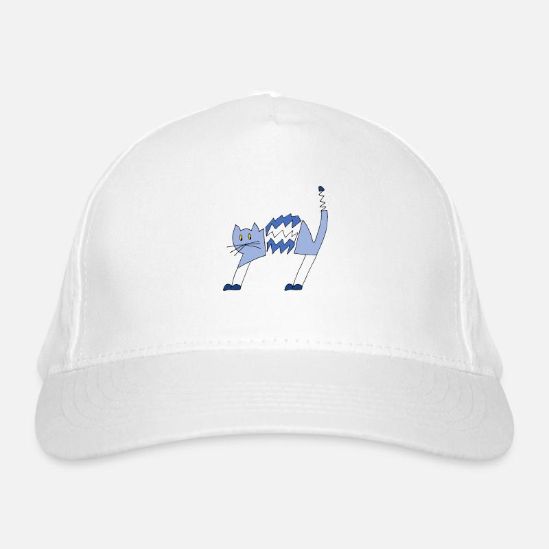 Katze Bio-Baseballkappe