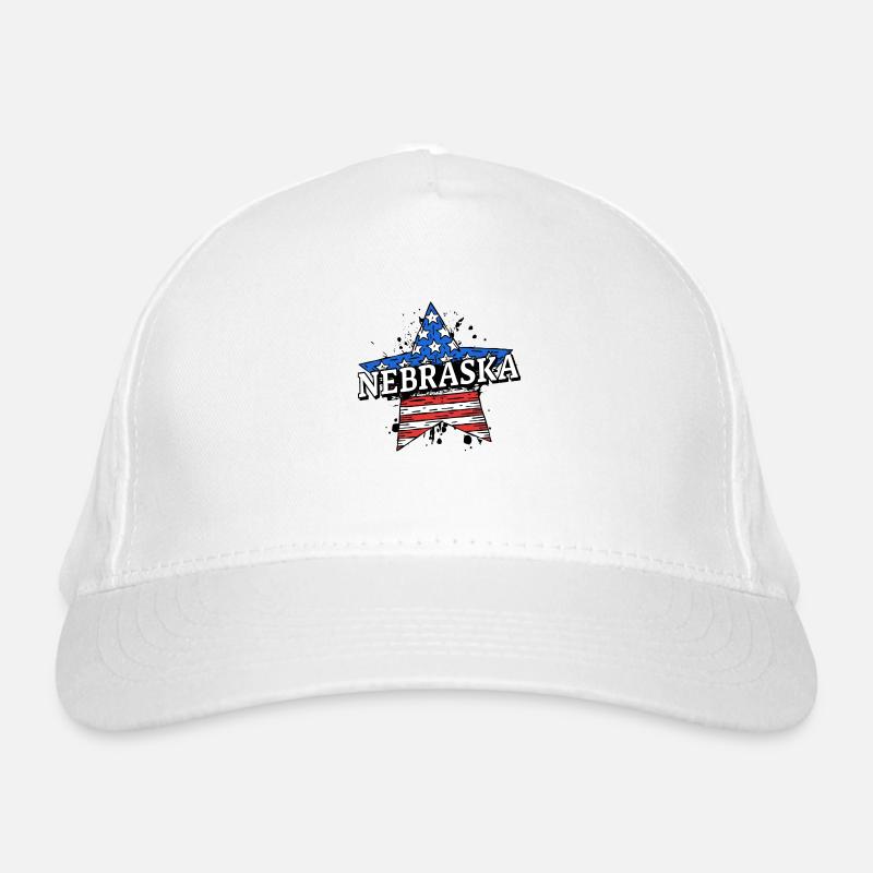 Nebraska - États-Unis - États-Unis d’Amérique Casquette classique bio