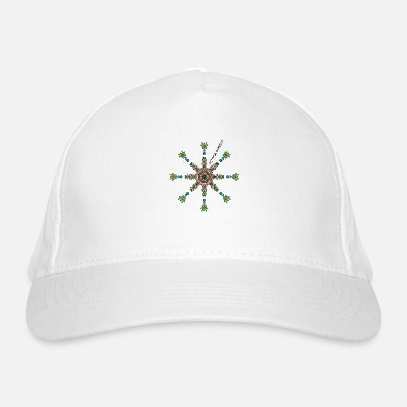 Flocon de neige de Noël par Victoria Deregus 06 Casquette classique bio