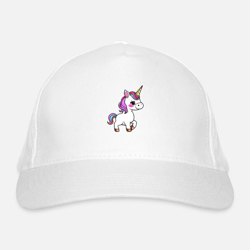 Einhorn Fabeltier Fabelwesen Mädchen Einhörner Bio-Baseballkappe