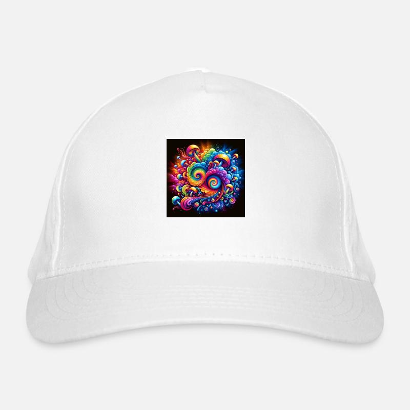 Champignons - art psychédélique Casquette classique bio