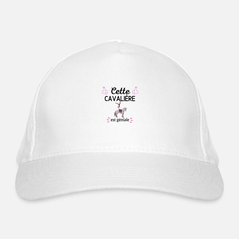 Cavalière Géniale cadeau Casquette classique bio